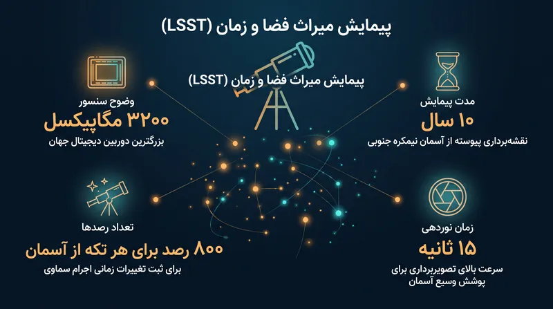 پیمایش میراث فضا و زمان (LSST) در طول دهه‌ی آینده حجم بی‌سابقه‌ای از داده‌های نجومی را تولید خواهد کرد.