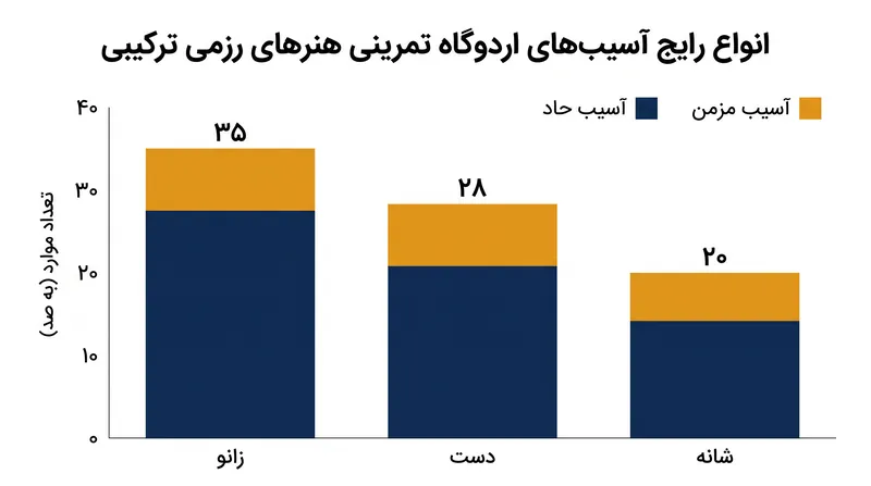 آسیبهای مفصلی همچنان دلیل اصلی لغو مسابقات در هنرهای رزمی ترکیبی مدرن باقی میمانند.