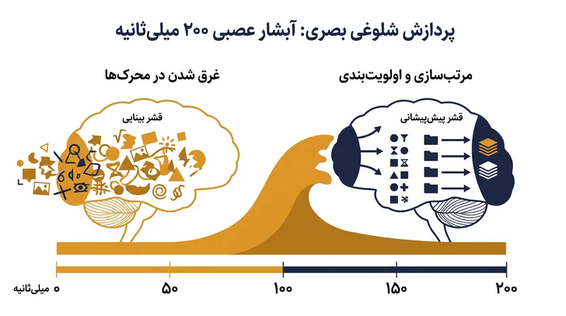 آبشار عصبی ناشی از شلوغی بصری.