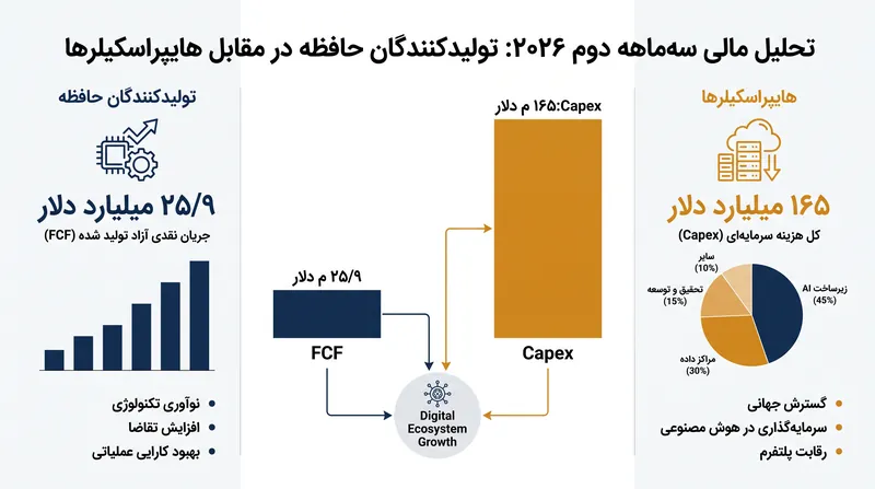 جریانهای نقدی رکوردشکن به تولیدکنندگان حافظه اجازه میدهد تا با وجود سقوط بازار، برنامههای بازخرید سهام عظیمی را آغاز کنند.