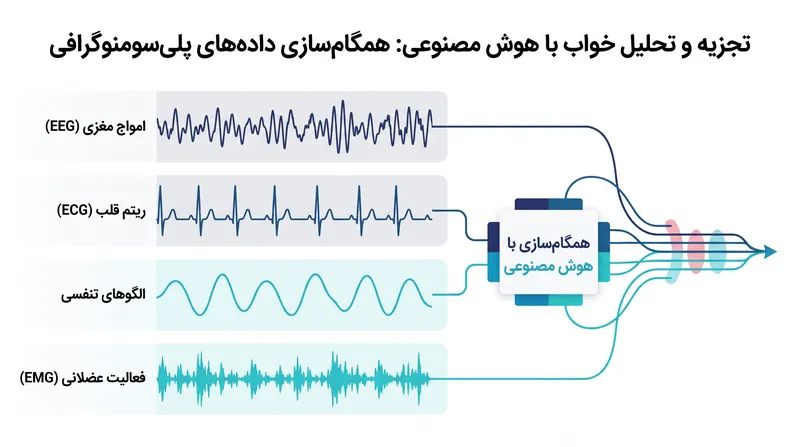 اسلیپ‌اف‌ام سیگنال‌های شبانه بدن را به عنوان یک زبان پیچیده در نظر می‌گیرد و نحوه ارتباط مغز، قلب و ریه‌ها را تجزیه و تحلیل می‌کند.