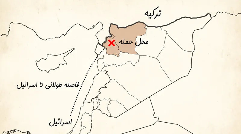 پایگاه هوایی ابوالظهور در شرق ادلب، دور از مرز اسرائیل اما نزدیک به ترکیه واقع شده است.