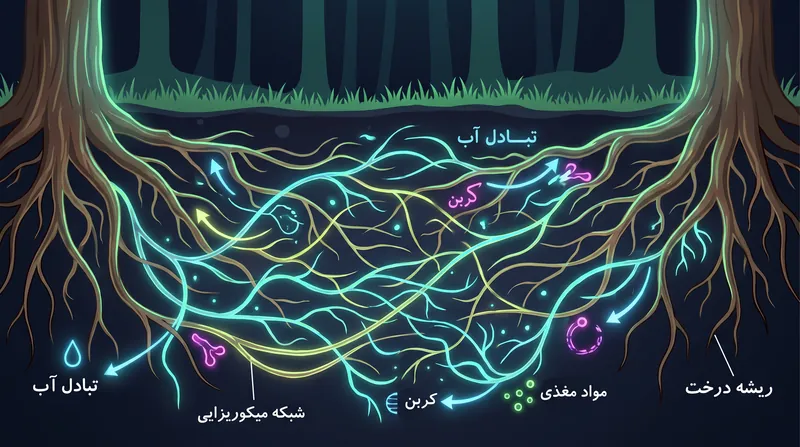 شبکه‌های میکوریزایی یک سیستم پشتیبانی همزیستی را تشکیل می‌دهند که تقریباً ۹۰ درصد از کل حیات گیاهی را حفظ می‌کند.