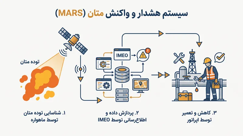 چگونه سیستم هشدار و واکنش متان سازمان ملل (MARS) داده‌های ماهواره‌ای را به تعمیرات عملی تبدیل می‌کند.