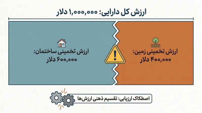 مانع اصلی پذیرش مالیات بر ارزش زمین، دشواری اداری تفکیک ارزش زمین از ارزش ساختمان است.