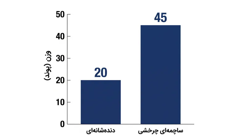 سادگی سیستم‌های دنده‌شانه‌ای منجر به صرفه‌جویی قابل توجهی در وزن می‌شود و به اهداف مدرن بهره‌وری سوخت کمک می‌کند.