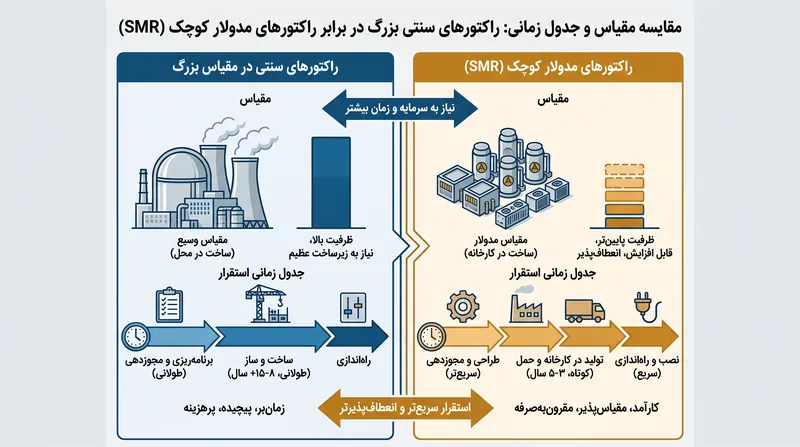 در حالی که راکتورهای سنتی بر ساخت و ساز فعلی غالب هستند، کشورهای غربی به شدت روی راکتورهای مدولار کوچک (SMR) برای ظرفیت آینده شرط بسته‌اند.