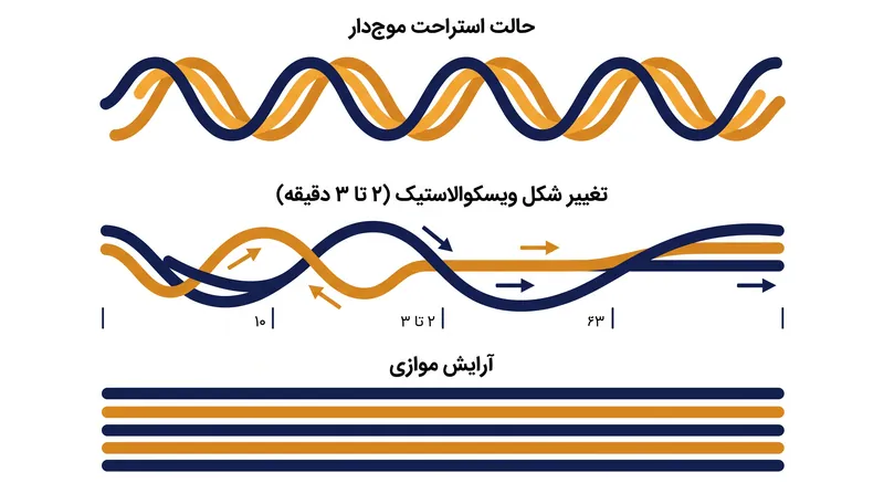 چگونه فشار مداوم، ساختار بافت همبند را در حالت استراحت از نظر فیزیکی تغییر می‌دهد.