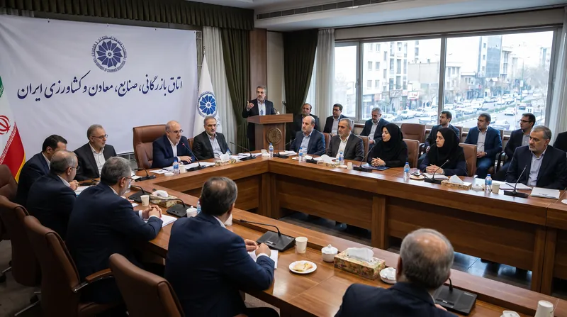 نشست رسمی مقامات دولتی و نمایندگان بخش خصوصی در حال امضای اسناد همکاری در یک سالن کنفرانس
