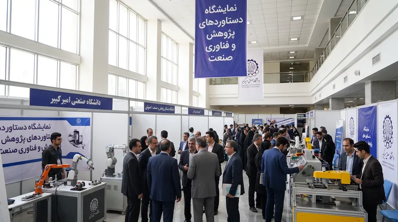 پژوهشگران در یک آزمایشگاه مجهز دانشگاهی در حال کار با تجهیزات پیشرفته علمی