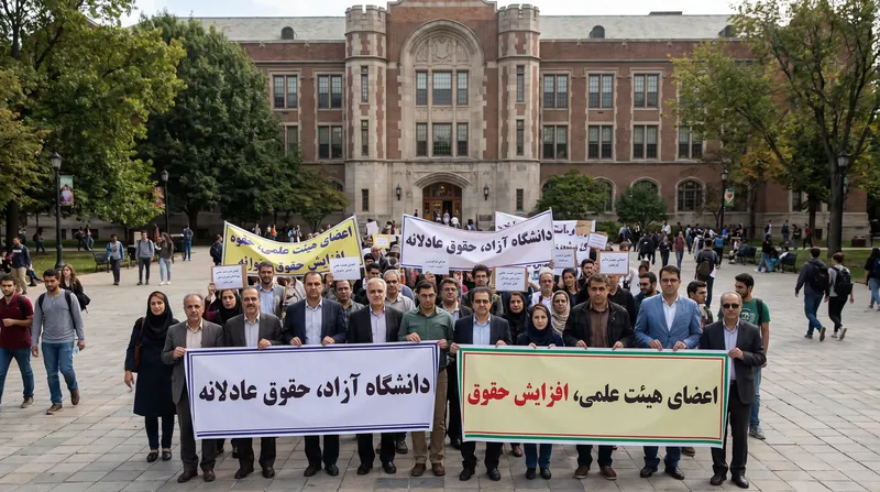 نمای بیرونی یک ساختمان اداری دولتی در تهران زیر آسمان صاف