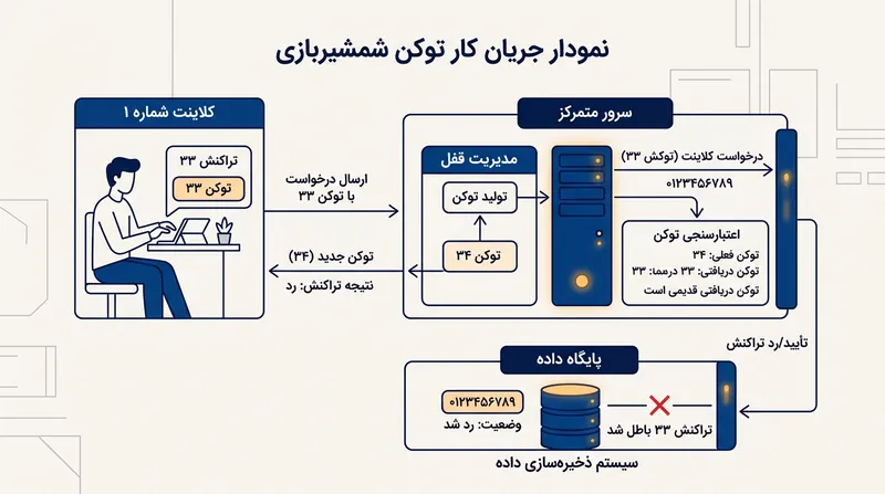 لایه ذخیره‌سازی با تکیه بر توکن شمشیربازی، درخواست‌های نوشتن کلاینت‌های منقضی را شناسایی و مسدود می‌کند.