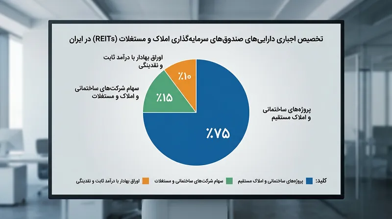 الزام قانونی تخصیص حداقل ۷۵ درصد از دارایی‌های صندوق به املاک فیزیکی