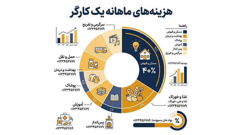 بخش عمده‌ای از درآمد کارگران صرف هزینه‌های مسکن و اقلام خوراکی اساسی می‌شود.