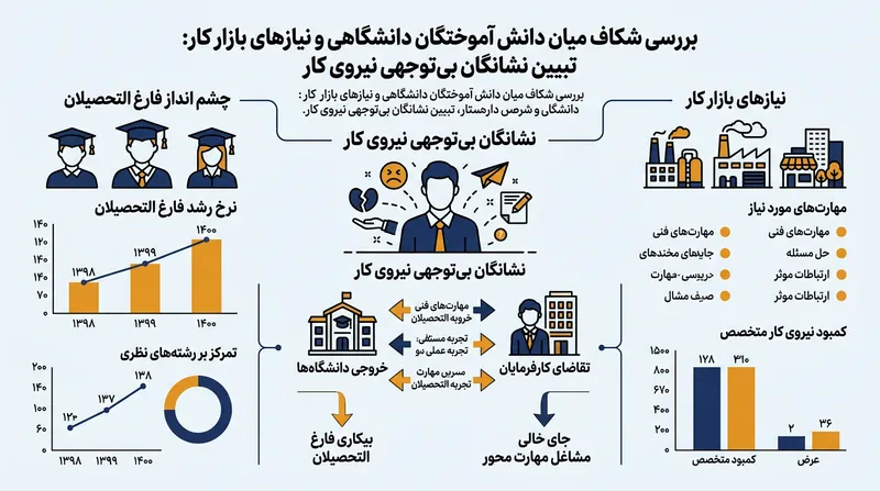 شکاف مهارتی و سندروم غفلت از نیروی کار؛ چالش‌های اصلی پیش‌روی سیاست‌گذاران اشتغال.