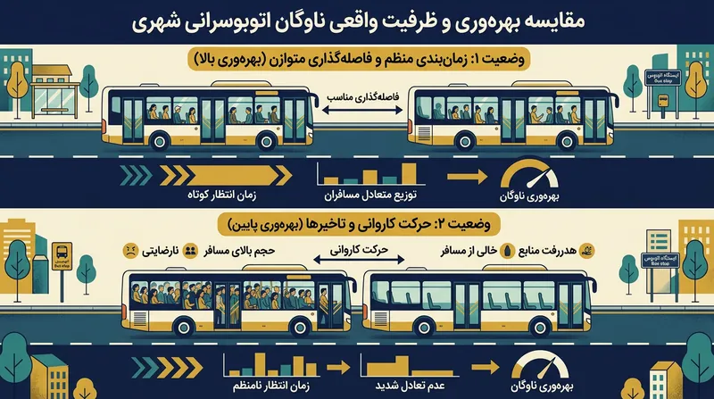 هنگام به هم چسبیدن دو اتوبوس، اتوبوس عقبی تقریباً خالی حرکت می‌کند و ظرفیت واقعی ناوگان هدر می‌رود.
