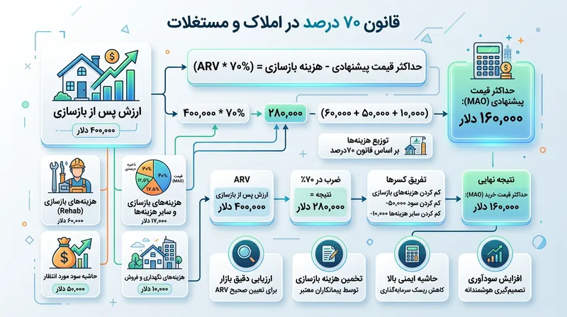 قانون ۷۰ درصد: فرمول طلایی برای محافظت از سرمایه در برابر خطرات پیش‌بینی نشده