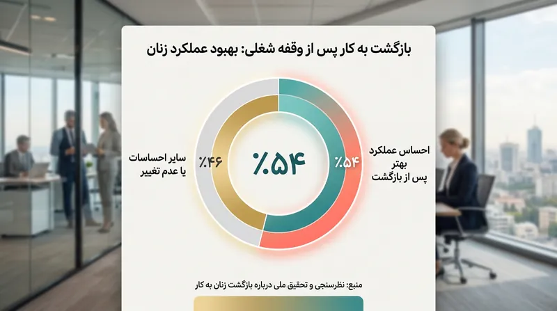 افزایش عملکرد و بهره‌وری پس از بازگشت از وقفه شغلی.