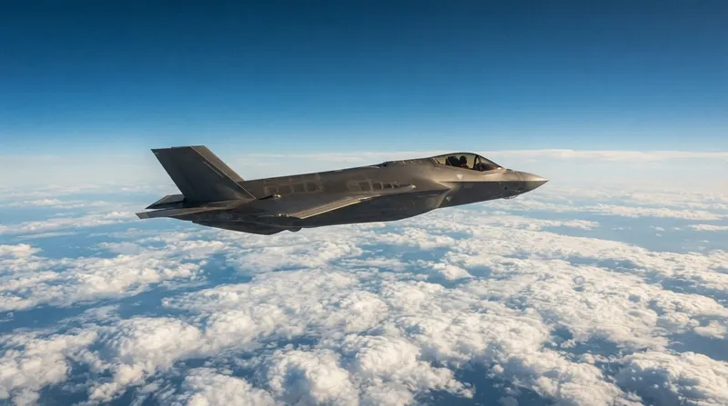 تصویرسازی: همجوشی داده‌ها در F-35 باعث می‌شود خلبان به جای مدیریت سنسورهای مختلف، تنها یک تصویر یکپارچه از تهدیدات را مشاهده کند.