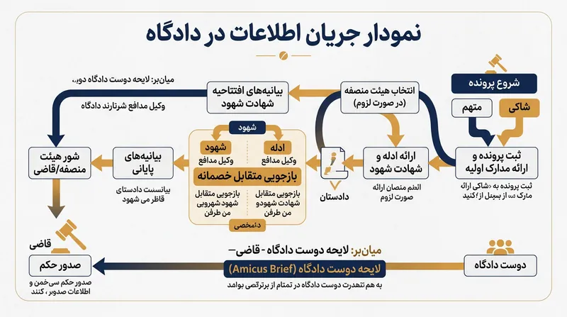 لوایح دوست دادگاه بدون عبور از فیلتر راستی‌آزمایی روند ترافعی، مستقیماً به دست قضات می‌رسند.