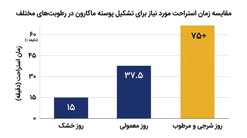 رطوبت نسبی هوای آشپزخانه سرعت تشکیل لایه محافظ پروتئینی روی مایه را مستقیماً تعیین می‌کند.