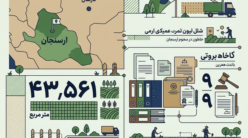 جزئیات عملیات رفع تصرف اراضی ملی در محدوده پناهگاه حیات‌وحش بختگان در مهر ۱۴۰۵.