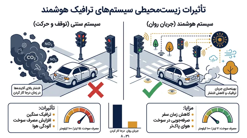 کاهش توقف‌های غیرضروری تاثیر مستقیمی بر کاهش مصرف سوخت و آلایندگی هوا دارد.