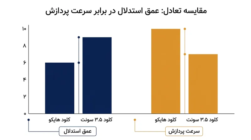مدل‌های سبکی چون هایکو سرعت را فدای استدلال عمیق‌تر در تشخیص دامنه‌های حساس می‌کنند.
