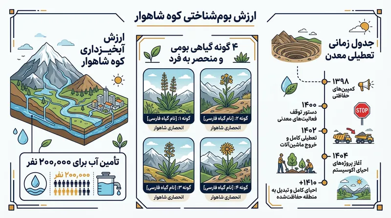 اهمیت اکولوژیک کوهستان شاهوار و نقش آن در تأمین آب شرب منطقه
