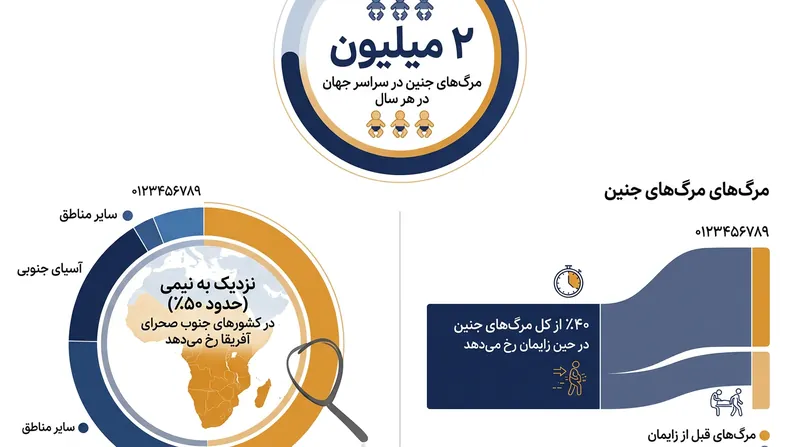 آمارهای جهانی نشان می‌دهد که سالانه دو میلیون مرده‌زایی ثبت می‌شود که نیمی از آن‌ها در قاره آفریقا رخ می‌دهد.