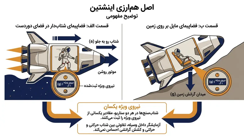 شتاب‌سنج‌ها قادر به تفکیک شتاب رو به جلو از کشش گرانش رو به پایین نیستند.