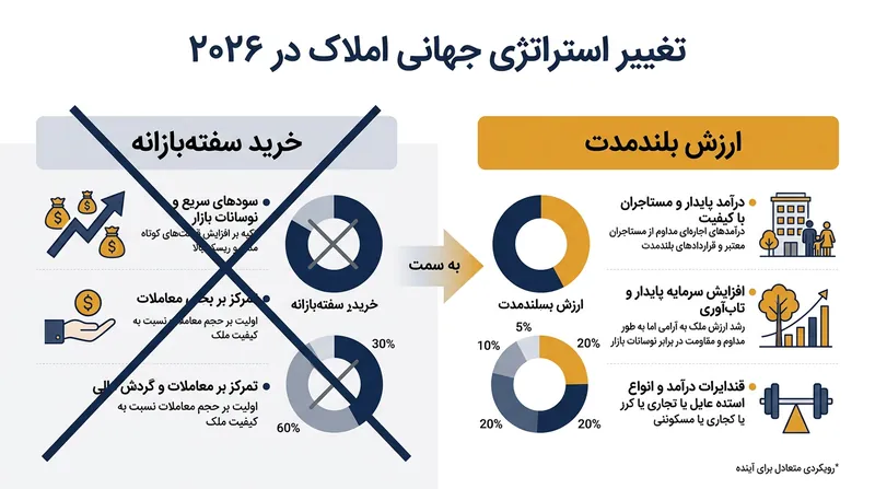 استراتژی سرمایه‌گذاران در سال ۲۰۲۶ از سفته‌بازی به سمت حفظ ارزش بلندمدت تغییر کرده است.