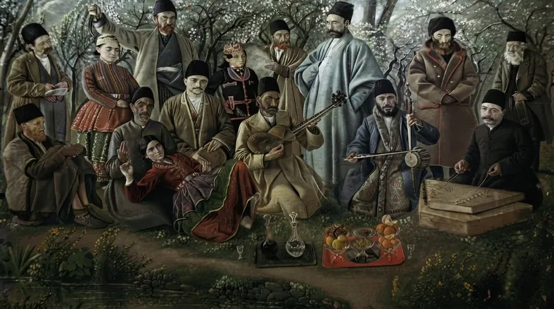 نوازندگان سنج و دمام در بوشهر، ضرب‌آهنگ حماسه و دریا را در قالب عزاداری مذهبی بازآفرینی می‌کنند.