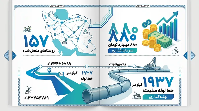 ابعاد فیزیکی و مالی طرح آبرسانی به روستاهای لرستان و زنجان