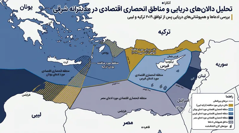 تفاهم‌نامه ۲۰۱۹ دالانی به عرض ۱۶ مایل دریایی ایجاد کرد که مستقیماً با آب‌های مورد ادعای یونان و قبرس همپوشانی دارد.
