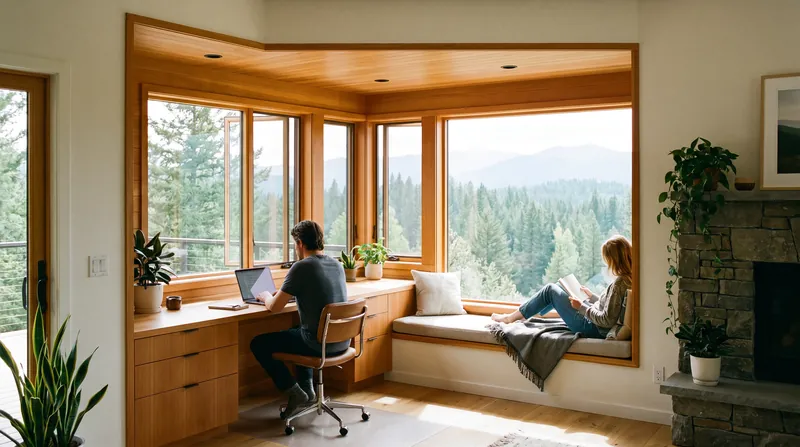 پیکربندی‌های فضایی که دید (چشم‌انداز) را از یک محفظه امن (پناهگاه) ارائه می‌دهند، ترجیحات عمیق تکاملی را ارضا می‌کنند.