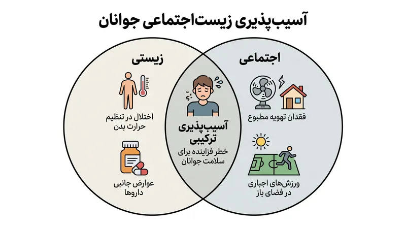 جوانان با بار زیست‌اجتماعی مضاعفی روبرو هستند: ضعف‌های فیزیولوژیکی ترکیب شده با فقدان استقلال در محیط زندگی‌شان.