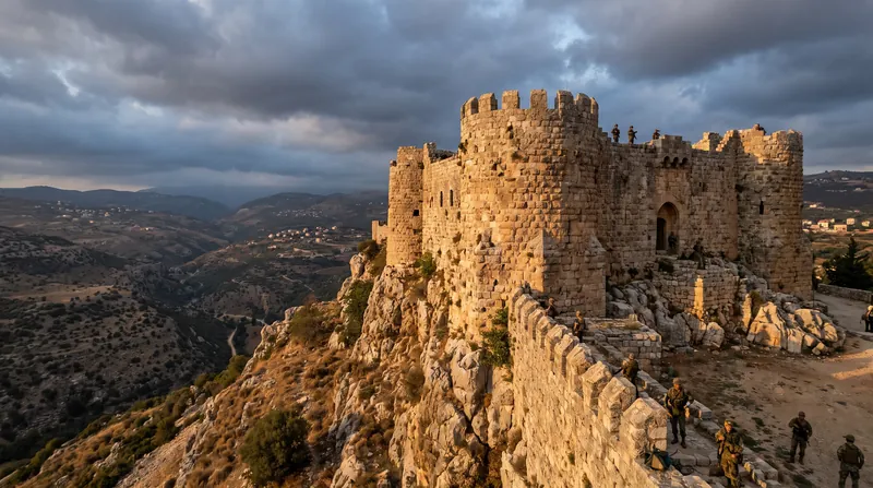 Beaufort Castle, one of the five Mount Amel Castles, has been a strategic military prize since the 12th century.