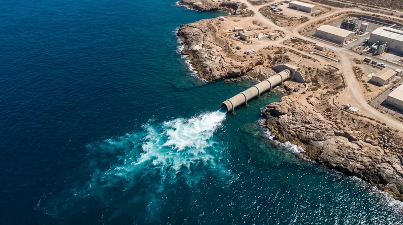 Both thermal and membrane desalination produce highly concentrated brine, which requires careful dispersion to protect marine ecosystems.