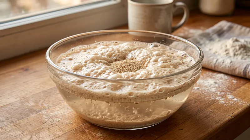مخمر باید در محیطی گرم، مرطوب شده و تغذیه شود تا فرآیند تخمیر بیولوژیکی تولیدکننده دی‌اکسید کربن آغاز گردد.