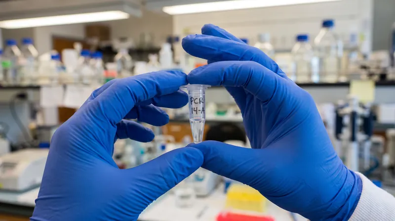 All the necessary components—template DNA, primers, nucleotides, and polymerase—are mixed into a single tube.