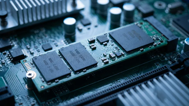 فلش NAND با به دام انداختن الکترون‌ها در ترانزیستورهای تخصصی، فضای ذخیره‌سازی غیرفرار فراهم می‌کند.