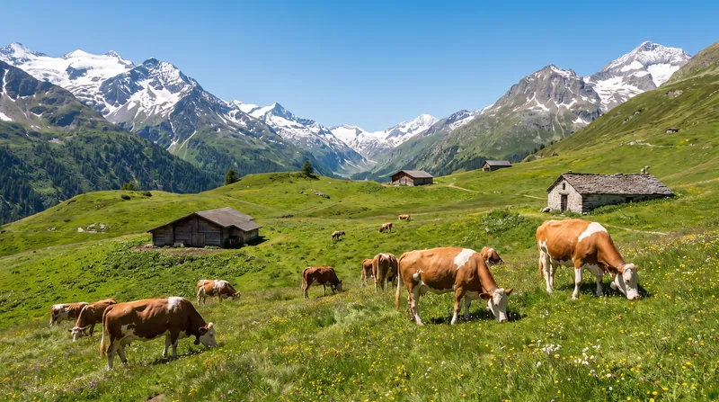مراتع کوهستانی سوئیس یکی از نمونه‌های تاریخی اصلی در موفقیت منابع مشترک خودگردان به شمار می‌روند.