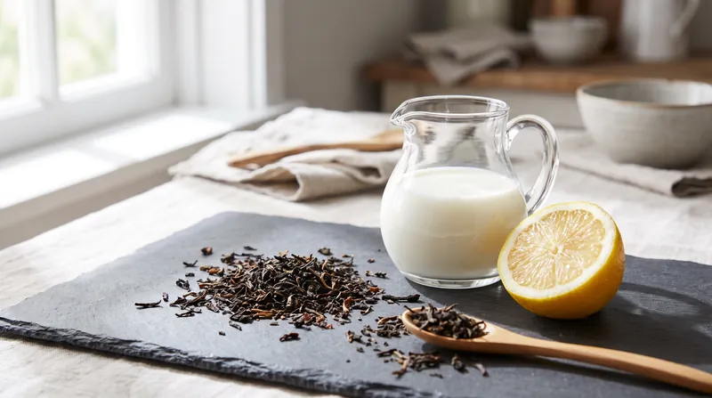 برخلاف شیر، افزودن آب‌لیمو به چای باعث تثبیت کاتچین‌ها در دستگاه گوارش می‌شود و به‌طور بالقوه جذب زیستی آن‌ها را افزایش می‌دهد.