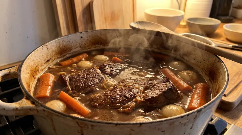 بریز کردن (Braising) از یک محیط با حرارت مرطوب استفاده می‌کند که سقف دمای آن ۲۱۲ درجه فارنهایت است تا کلاژن را طی چند ساعت به آرامی به ژلاتین تبدیل کند.