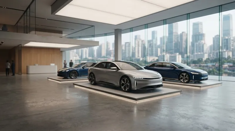 Illustration: Legacy luxury brands are adapting their strategies to compete in China's rapidly evolving electric vehicle market.